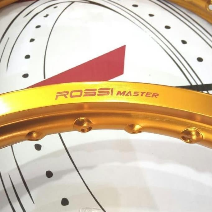 PAKETAN VELG V ROSSI MASTER SERIES UKURAN 160/160 RING 17 GOLD