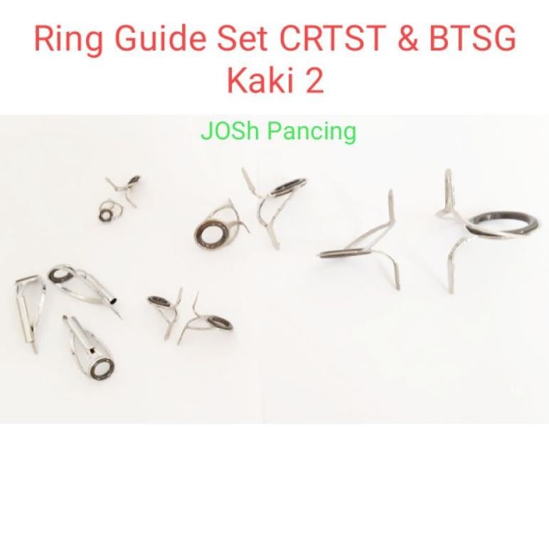 Termurah Ring Guide Set Mamarit Kaki 2 Marit Joran Laut Spare Part Cincin Ha-147