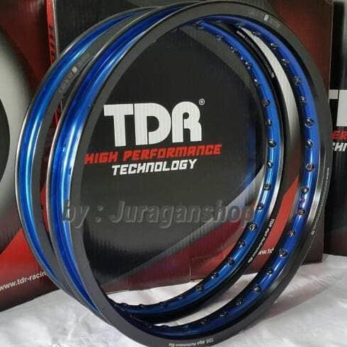 Velg TDR Set 140 160x17 TDR 2 tone Black / Blue