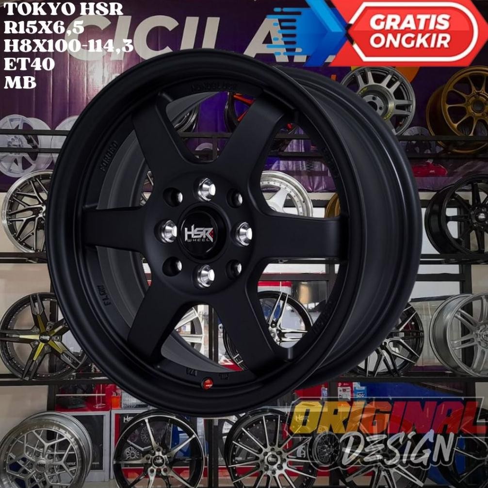 Velg Mobil Ring 15 HSR TOKYO R15 UNTUK AVANZA , GALANT , AGYA , MOBILIO