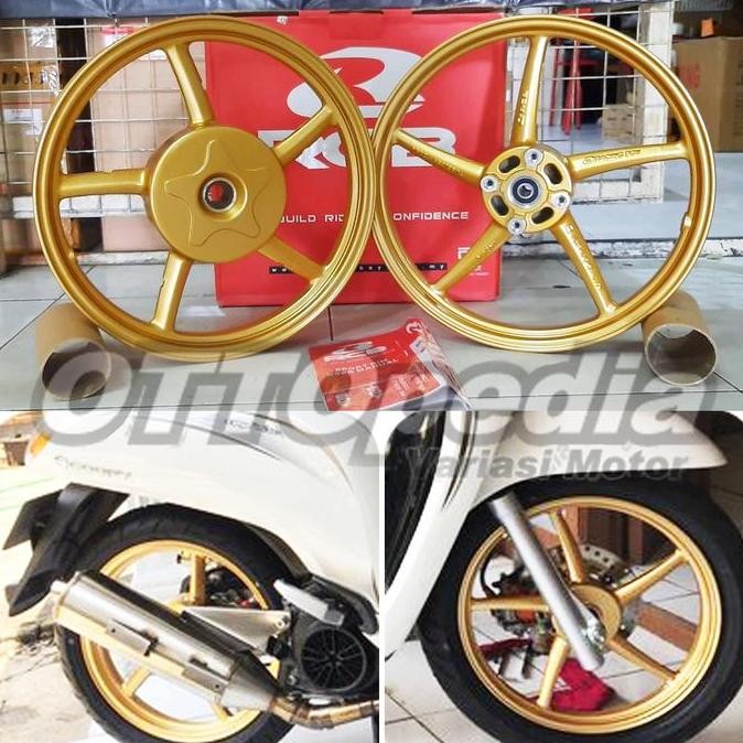 Velg Pelek ORI Racing Boy RCB Sp522 Scoopy Beat Vario 110 Genio Spacy