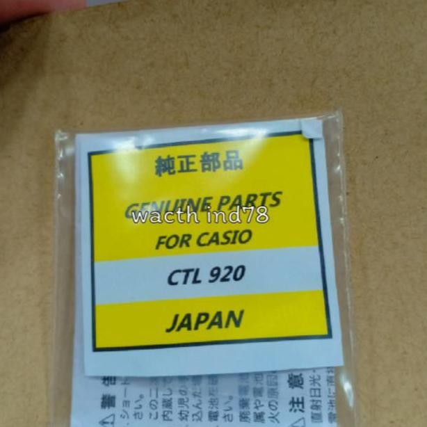 Baterai Solar JAM CASIO CTL920 Baterai Solar Oringinal