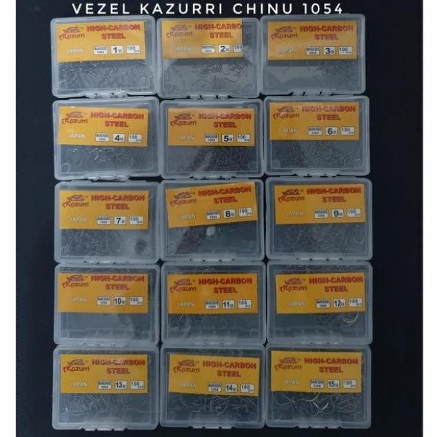 Eelic Hook Kail Pancing Carbon Steel 1054 Marusode 1 Box 100 Pc Kotak Kecil Fgh-56