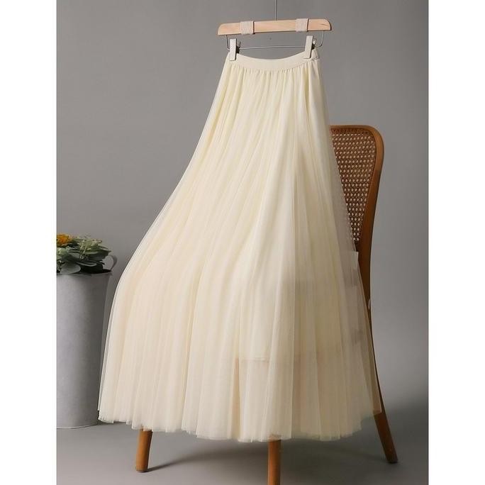 Anita Tutu Long Skirt Premium / Rok Tutu Wanita / Rok panjang / Rok Tingkat / Rok Susun Maxi