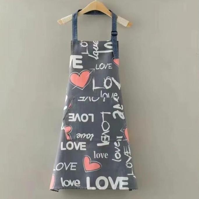 Apron Celemek Masak Pelindung Baju Anti Kotor Waterproof / Apron Masak / Apron Barista Celemek Masak