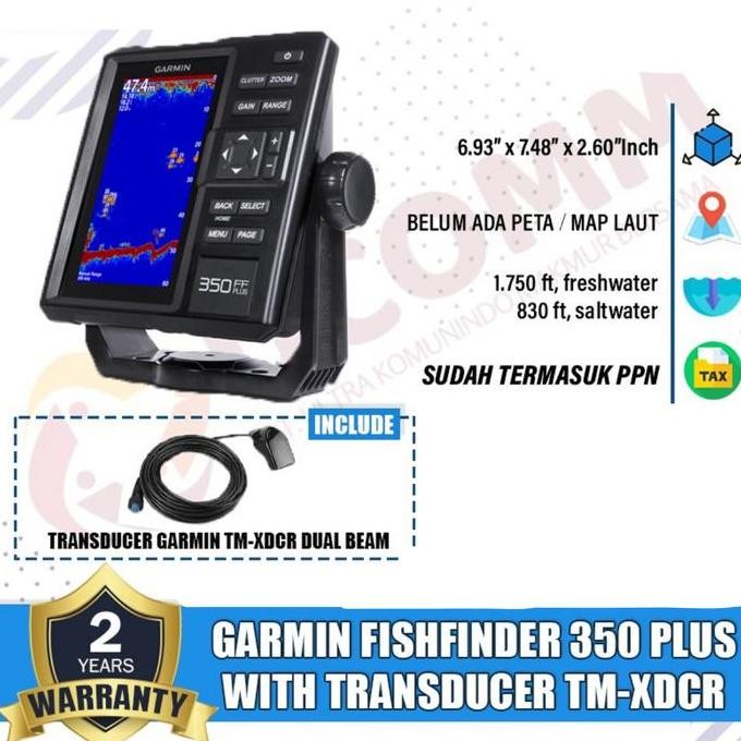 Premium Garmin FF350 Plus Transducer TM-XDCR FF350Plus Promo