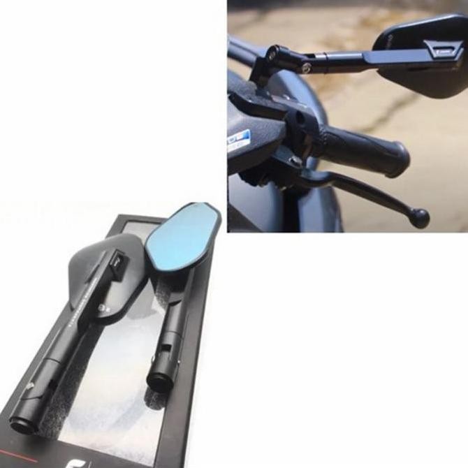 Spion Tomok besar Full hitam model new Spion ADV Nmax Aerox Lexi Pcx Motorcycle Original