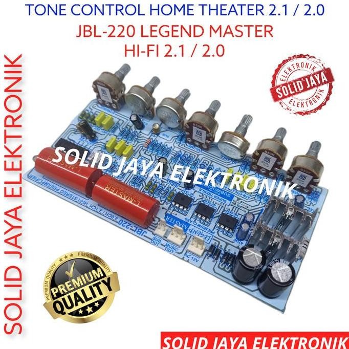 Kit Tone Control Stereo 2.1 2.0 Home Theater Jbl-220 Legend Master