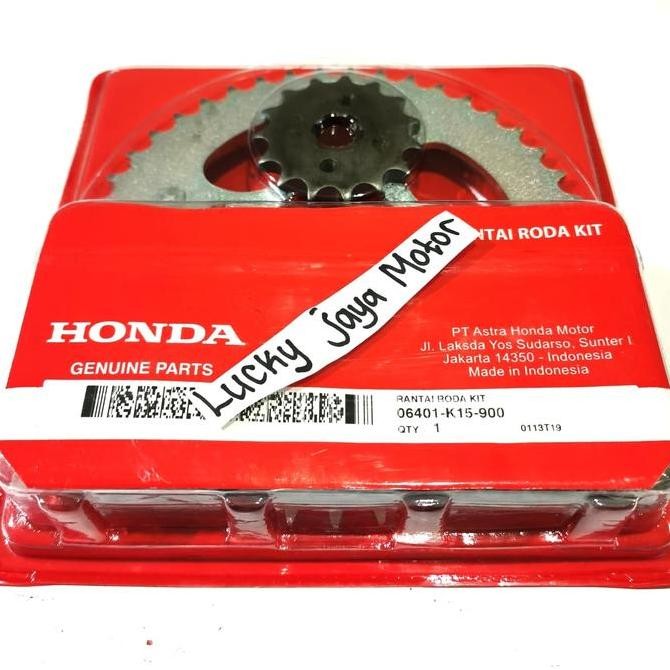 Gearset girset gear gir set rantai chainkit Cb150r CB 150r Old Lama Motorcycle Original