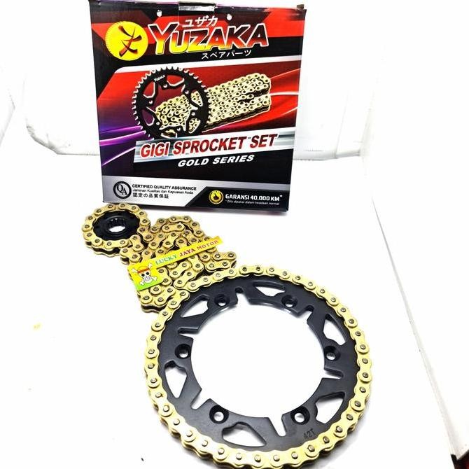 Gearset girset chainkit gear gir set rantai Klx 250 Klx250 Gold Motorcycle Original