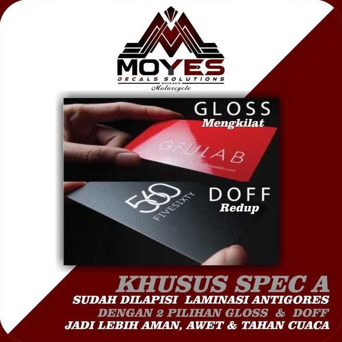 Stiker Fullbody Decal Aerox Old 155 Motif Polos MYS11204 / Decal Aerox Old  VVA Full Body Motorcycle