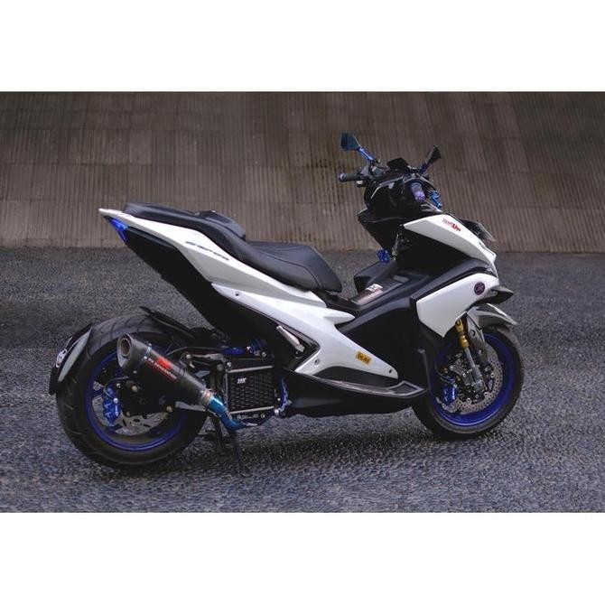 HM Mudguard Custom Spakbor Belakang Aerox 155 Vva Motorcycle Original