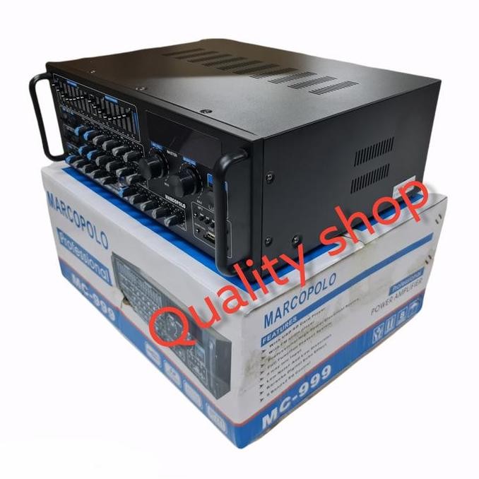 Amplifier Marcopolo Mc-999 Bisa Untuk Speaker 12/15/18 Inch