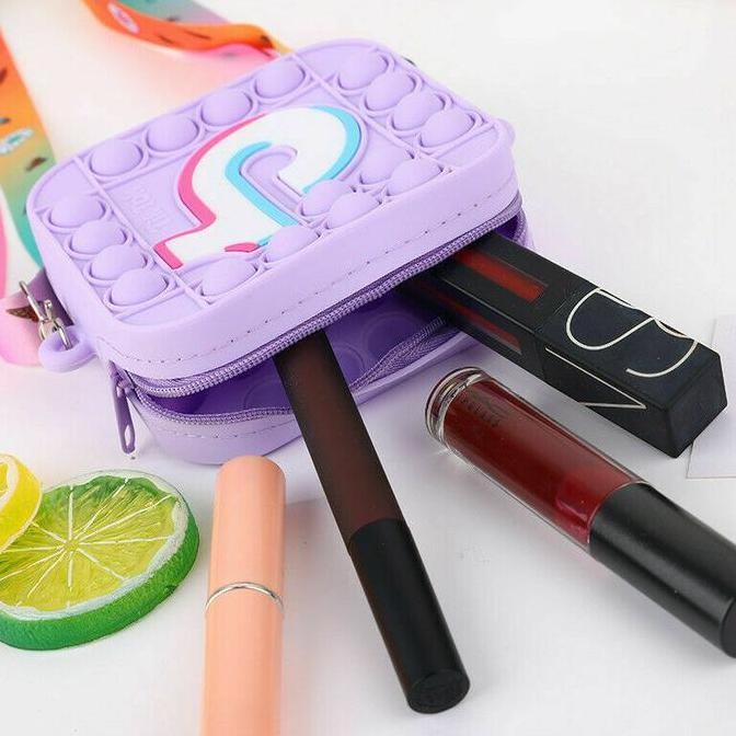 Tas Selempang Anak Pop It Bag Pop Its Popit Push It Tiktok Dompet Mini