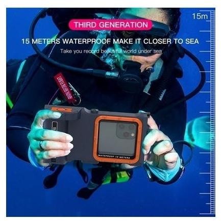 Shellbox 3Rd Gen Waterproof Case Profesional Diving Iphone Samsung Hp