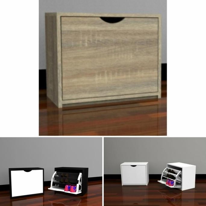 TERLARIS - Rak lemari sepatu kursi duduk serbaguna minimalis Furniture