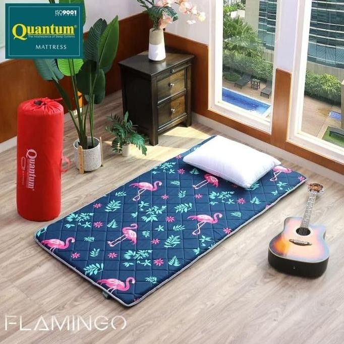 Quantum Kasur Lantai Kasur Lipat Kasur Gulung Flamingo 100 x 195 cm