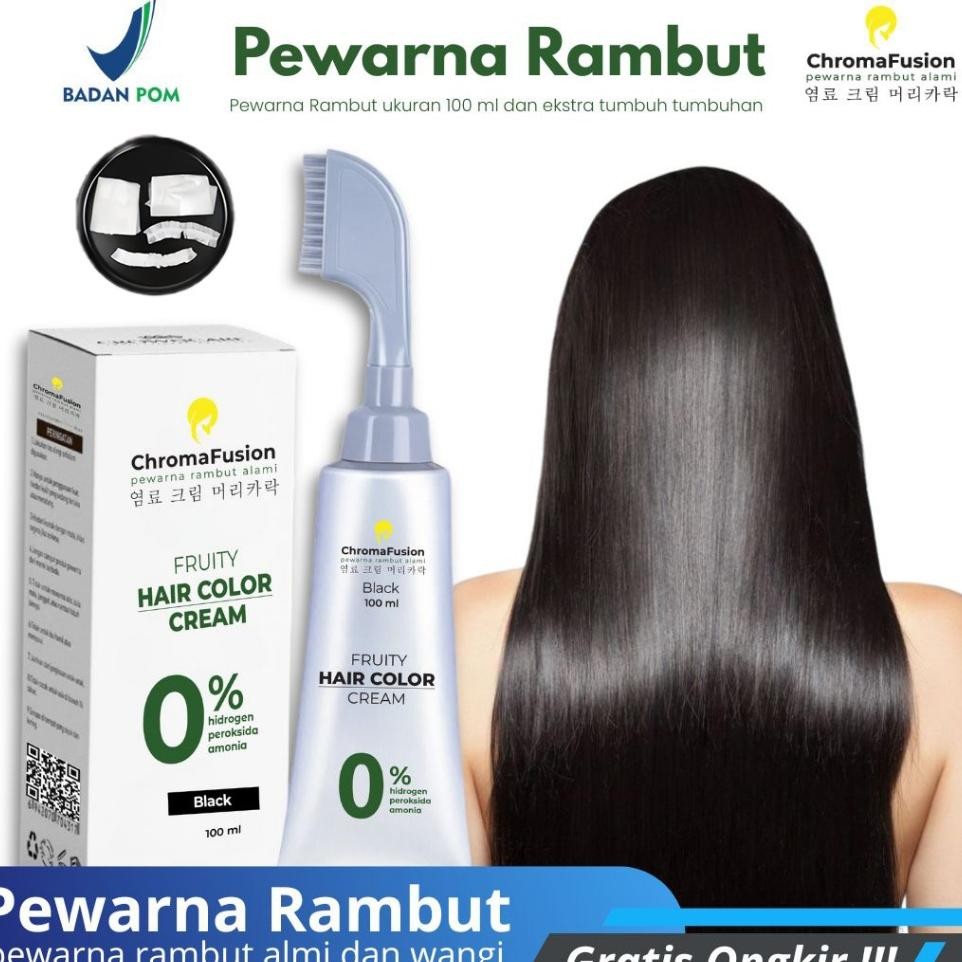Chromafusion Pewarna Rambut Alami Anti Uban
