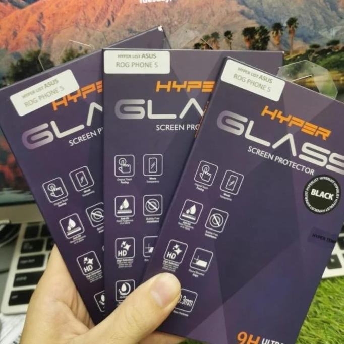 Asus Rog phone 5 Tempered glass full cover - Hyper