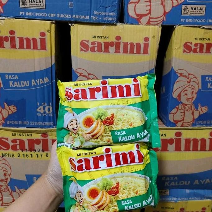 New 5 pcs mie sarimi rasa kaldu ayam PACKING KARDUS RAPIH PASTI AMAN Food Noodles Instan