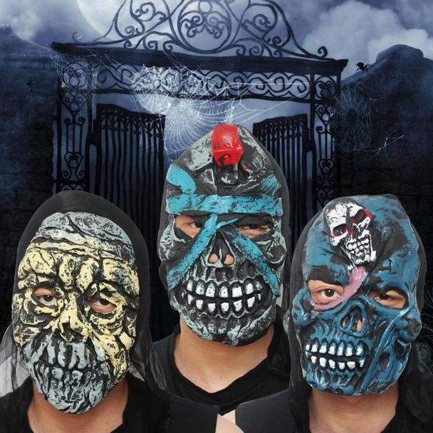 Topeng Halloween Mask Topeng Hantu Topeng Karet Topeng Scream