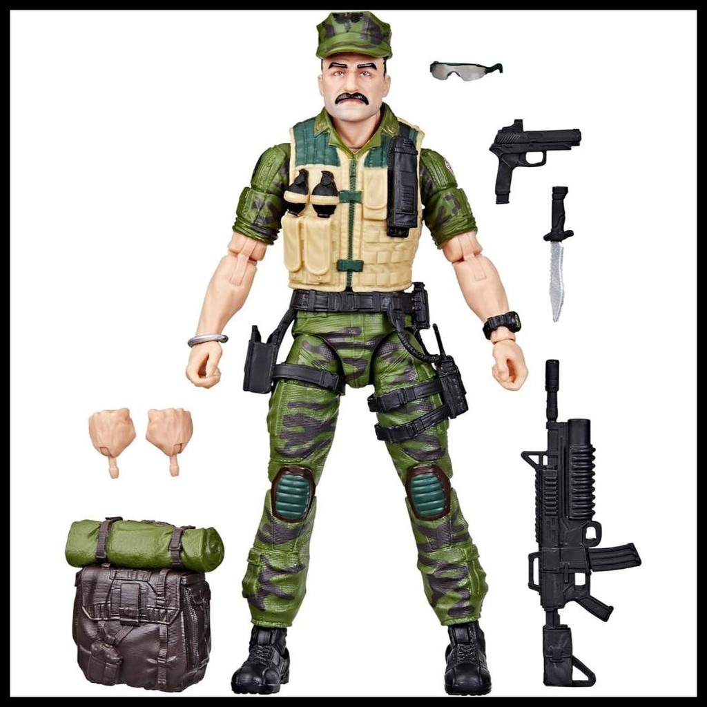 STOK TERBATAS G.I. JOE CLASSIFIED SERIES #148, LEATHERNECK, COLLECTIBLE 6 INCH ACTION FIGURE WITH 8