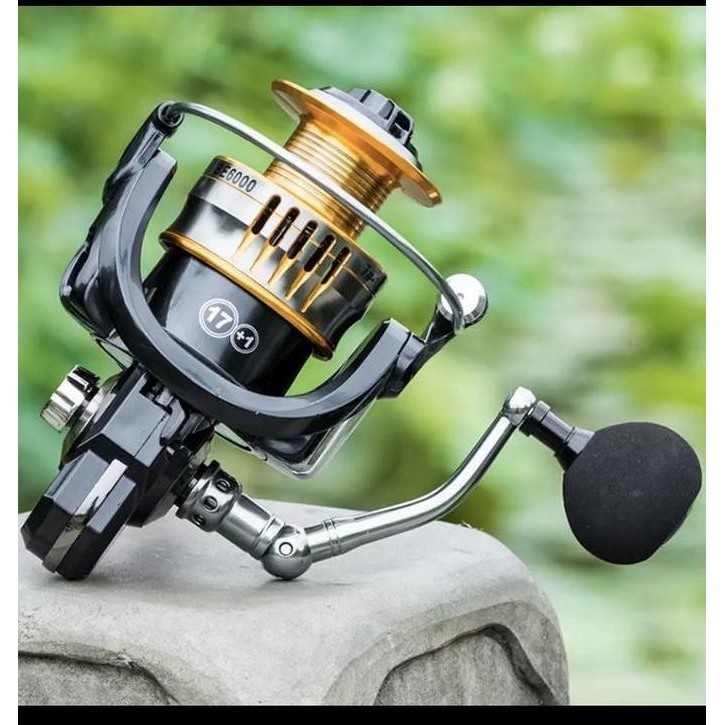 REEL SPINNING 17+1BB FBE 2000-7000 SPOOL METAL DRAG 8-10 kg ONE WAY