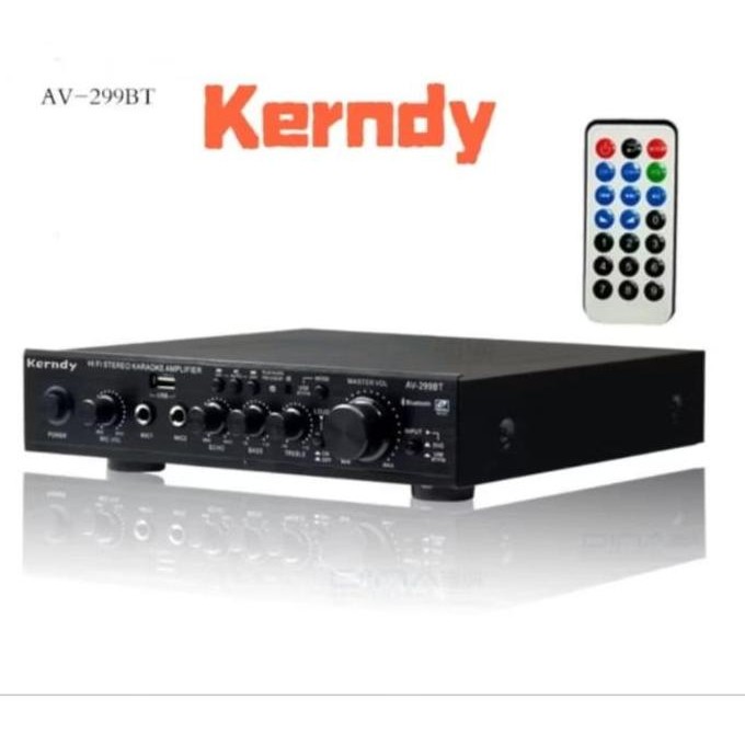 Kerndy Amplifier Av-298Bt Bluetooth Hifi 5Ch Remote Av298Bt