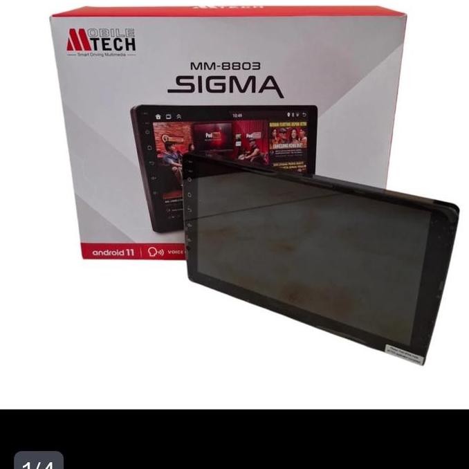 TERBARU - Head unit mtech mm-8803 sigma layar 9'