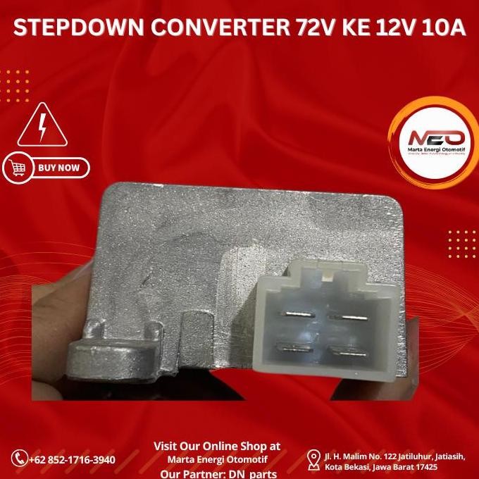 Dc To Dc Converter Stepdown Converter 72V To 12V Motor Listrik Sepeda Listrik