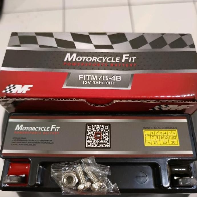 Aki Motor Fitm7B4B Gm7B4B 12V 9Ah Yamaha Nouvo Scorpio Honda Tiger