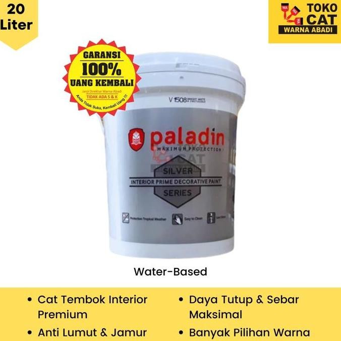 Cat Tembok Interior Paladin Silver 20 Liter