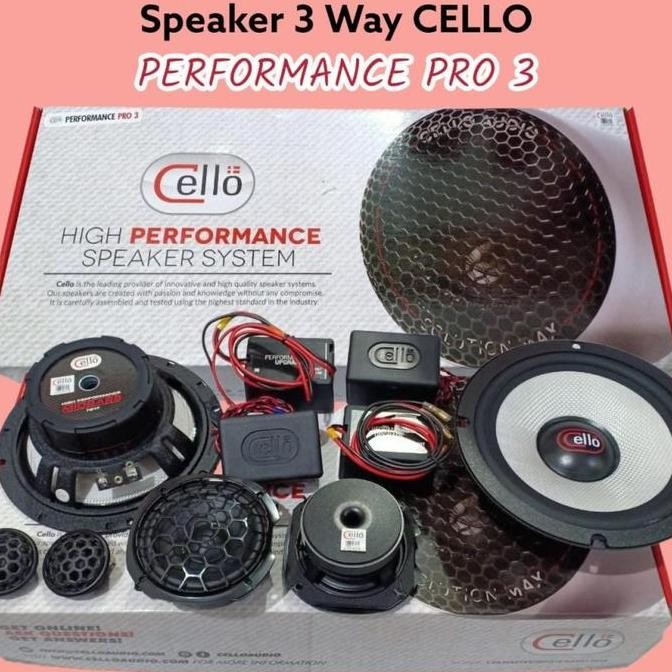 SPEAKER SPLIT 3 WAY CELLO PERFORMANCE 3