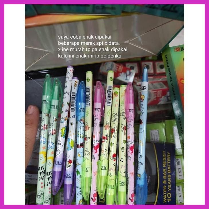 (SEKOLAH) BALLPOINT LUSINAN BAZIC GX 2 MURAH ENAK SIAP KIRIM