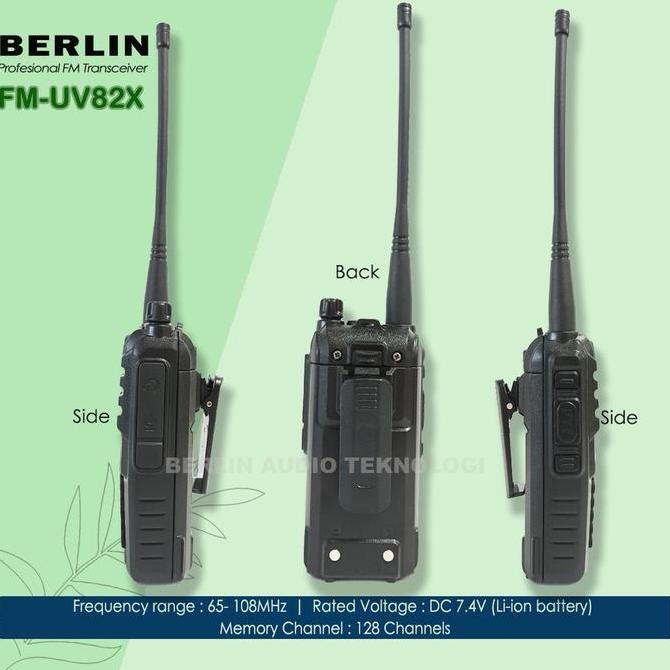 TERLARIS - HT BERLIN FM-UV82X DUALBAND PROMO HT BERLIN