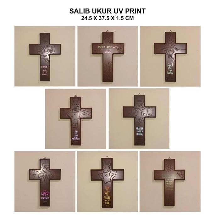 TERBARU - Salib Kayu Ukir CNC berkwalitas