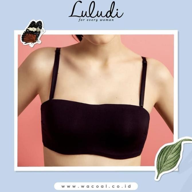 PROMO - Luludi By Wacoal BEST SELLER Strapless Bra / Kemben / Bandeau half bra