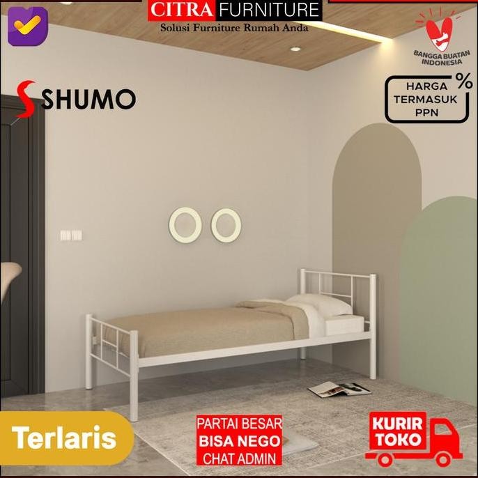 Ranjang besi minimalis 100x200