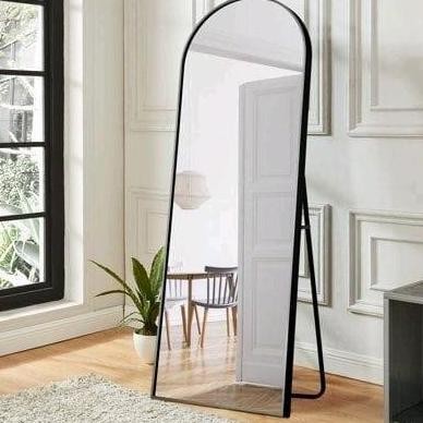 KACA CERMIN STANDING MIRROR OVAL FULL BODY UKRAN 153CM X 61CM Kaca