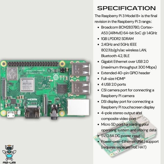 Raspberry pi 3 model b+