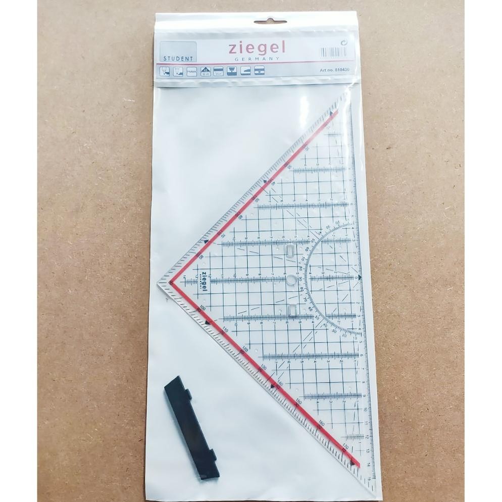 ROTRING ZIEGEL PENGGARIS SEGITIGA PEGANGAN