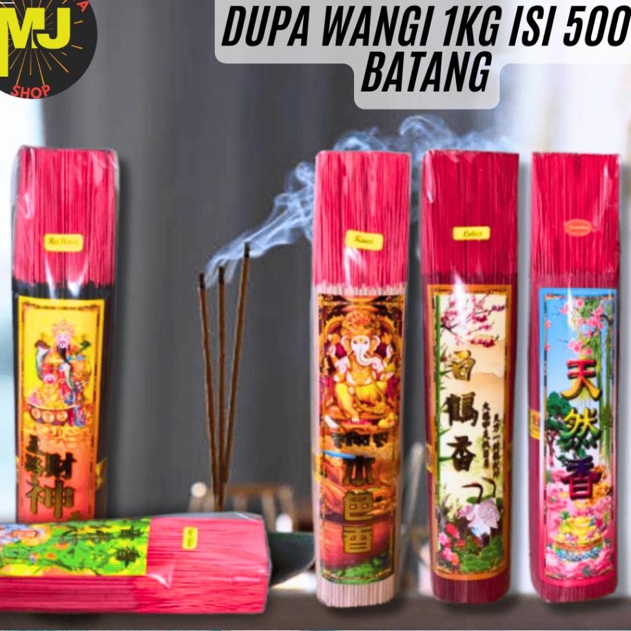 Mj Hio Dupa Sembahyang Wangi Isi 1 Kg Dupa Batang Cen Rose Darshan Seribu Bunga 1 Jam