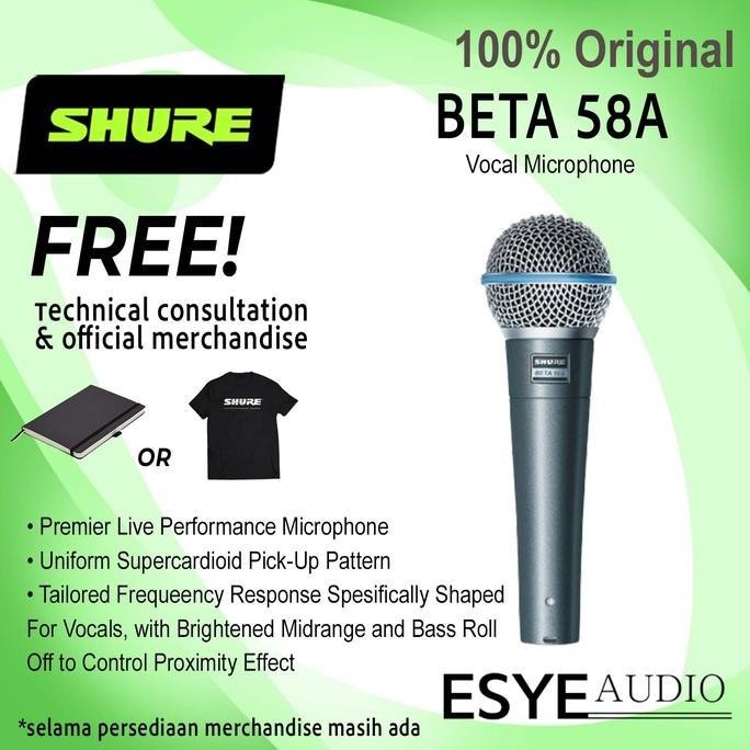 Shure Beta 58A Beta58 Beta58A Microphone Kabel Original