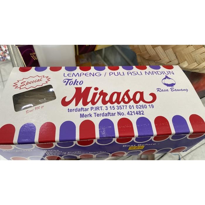 Kerupuk Puli Mentah Mirasa