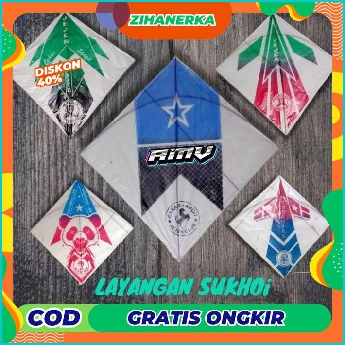 Tw39 Df-8 Layangan Atau Layang Layang Standart Sukhoi Termurah Isi 100Pcs Layangan Sale Tw39