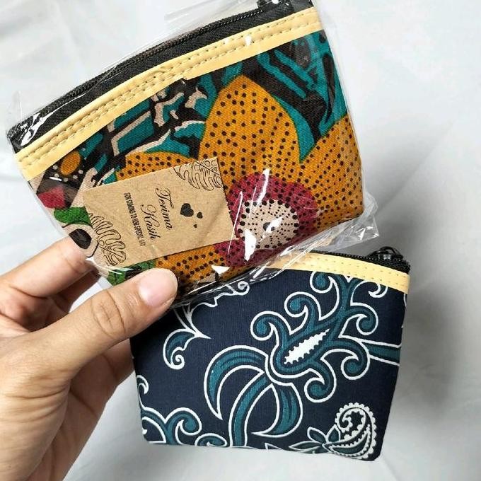 50 Pcs Souvenir Pernikahan Dompet Batik Kotak Kemas Plastik Free Kartu Ucapan Terimakasih Lilot Domp