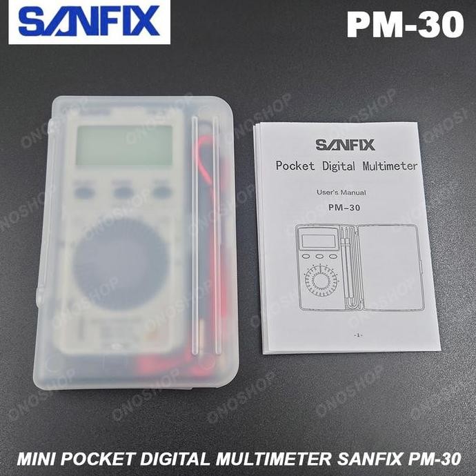 Mini Pocket Digital Multimeter Sanfix PM-30