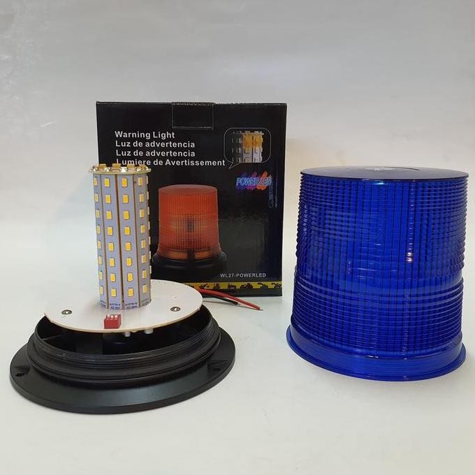 Wl27 Led Rotary Beacon Strobo Warning Light, Wl-27 Smd Led 220V Ac