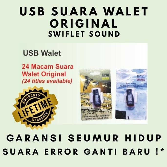 Usb Suara Walet Luar/Dalam Original
