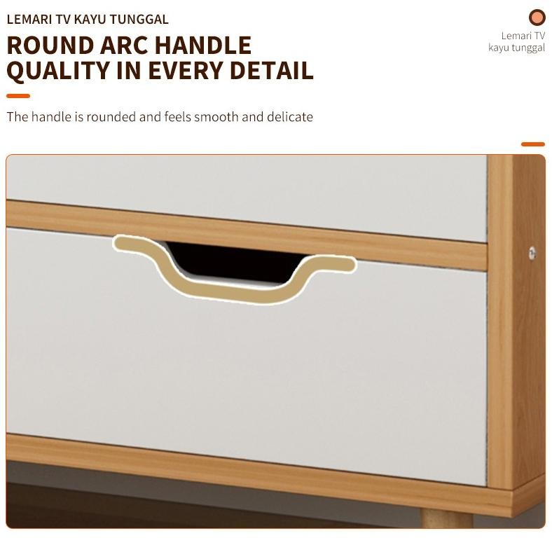 Cod 120/140cm Meja TV Kayu Rak Tv Minimalis Bufet Tv Minimalis Kayu Modern Murah Tv Rak